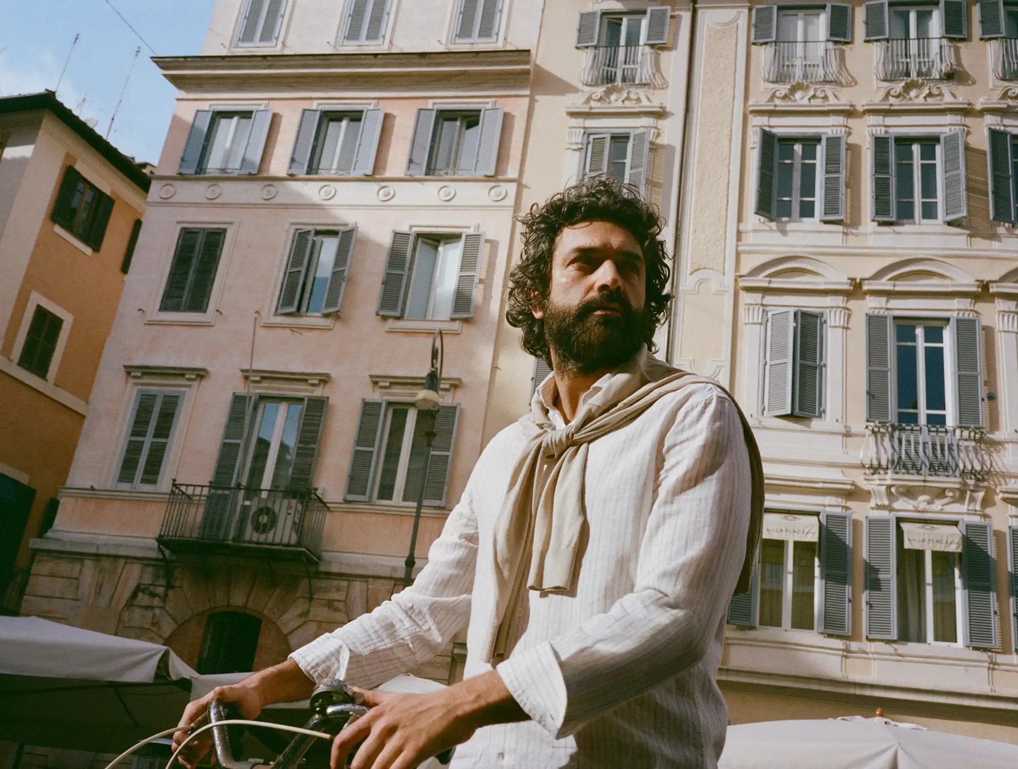 Camicia in lino da uomo Falconeri, leggera ed elegante, ideale per la stagione primaverile