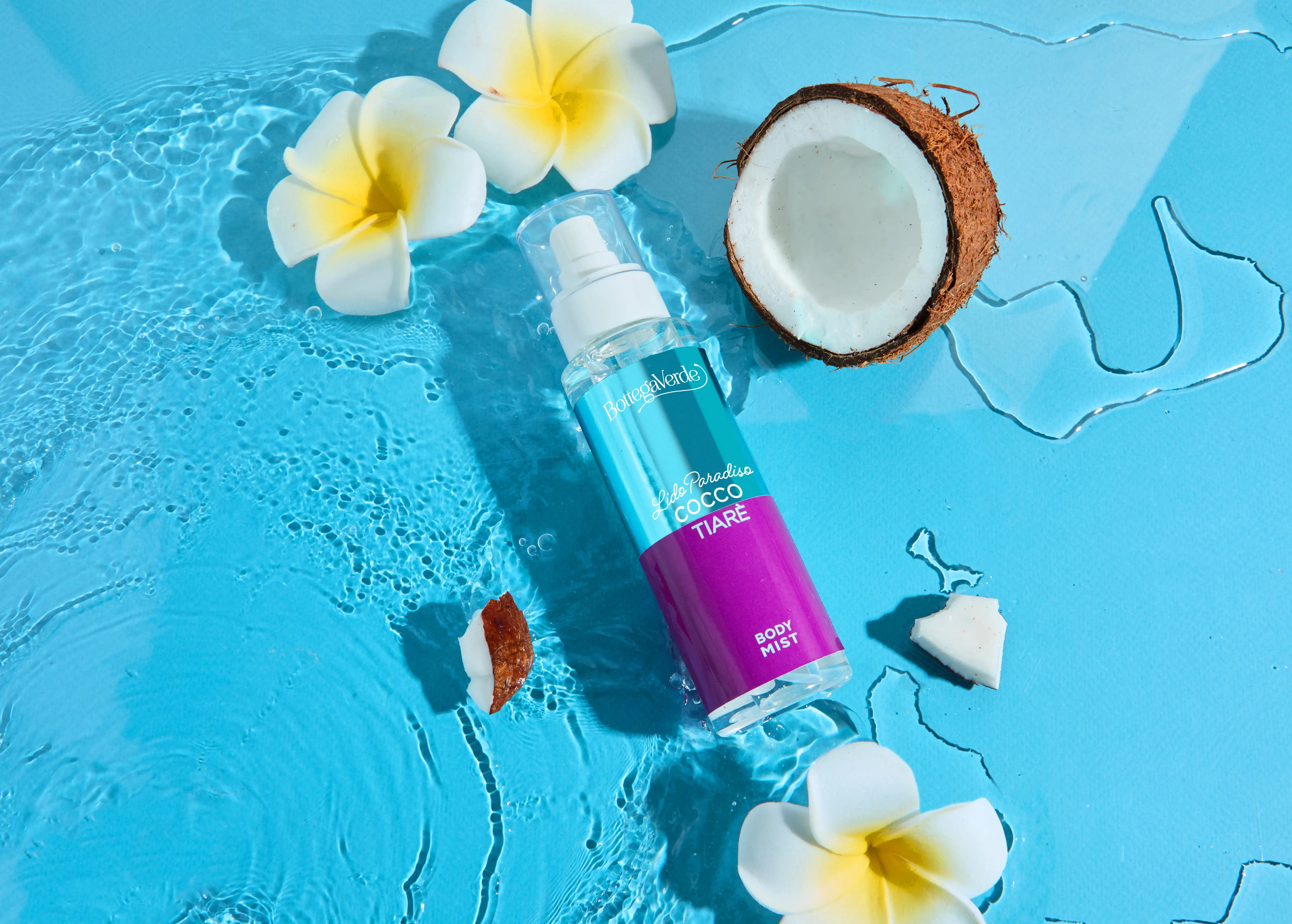 Nuova linea Lido Paradiso Beach di Bottega Verde con creme corpo e body mist estivi