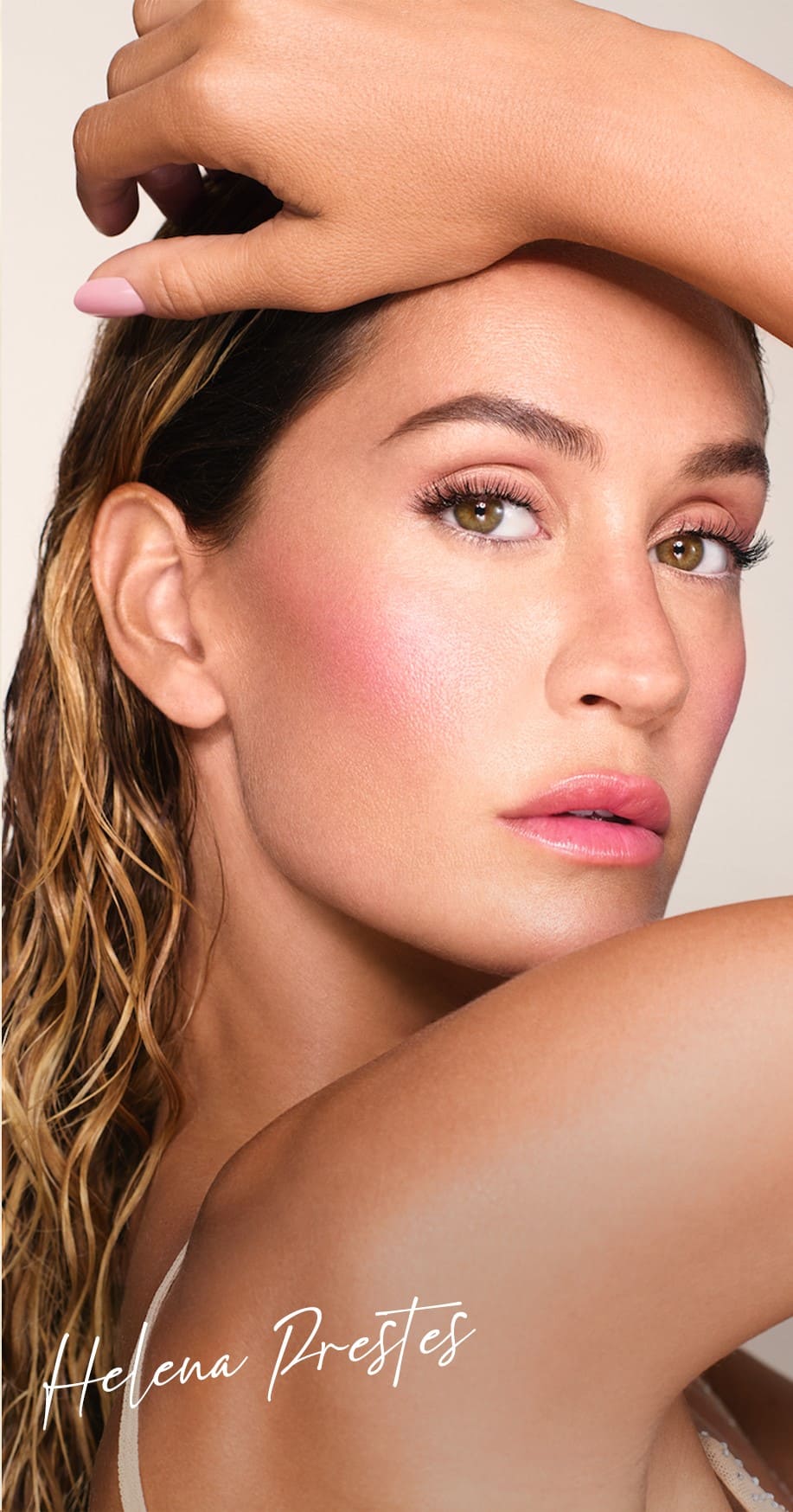 Helena Prestes volto campagna Riflessi di Luce QSTUDIO MAKEUP-RP