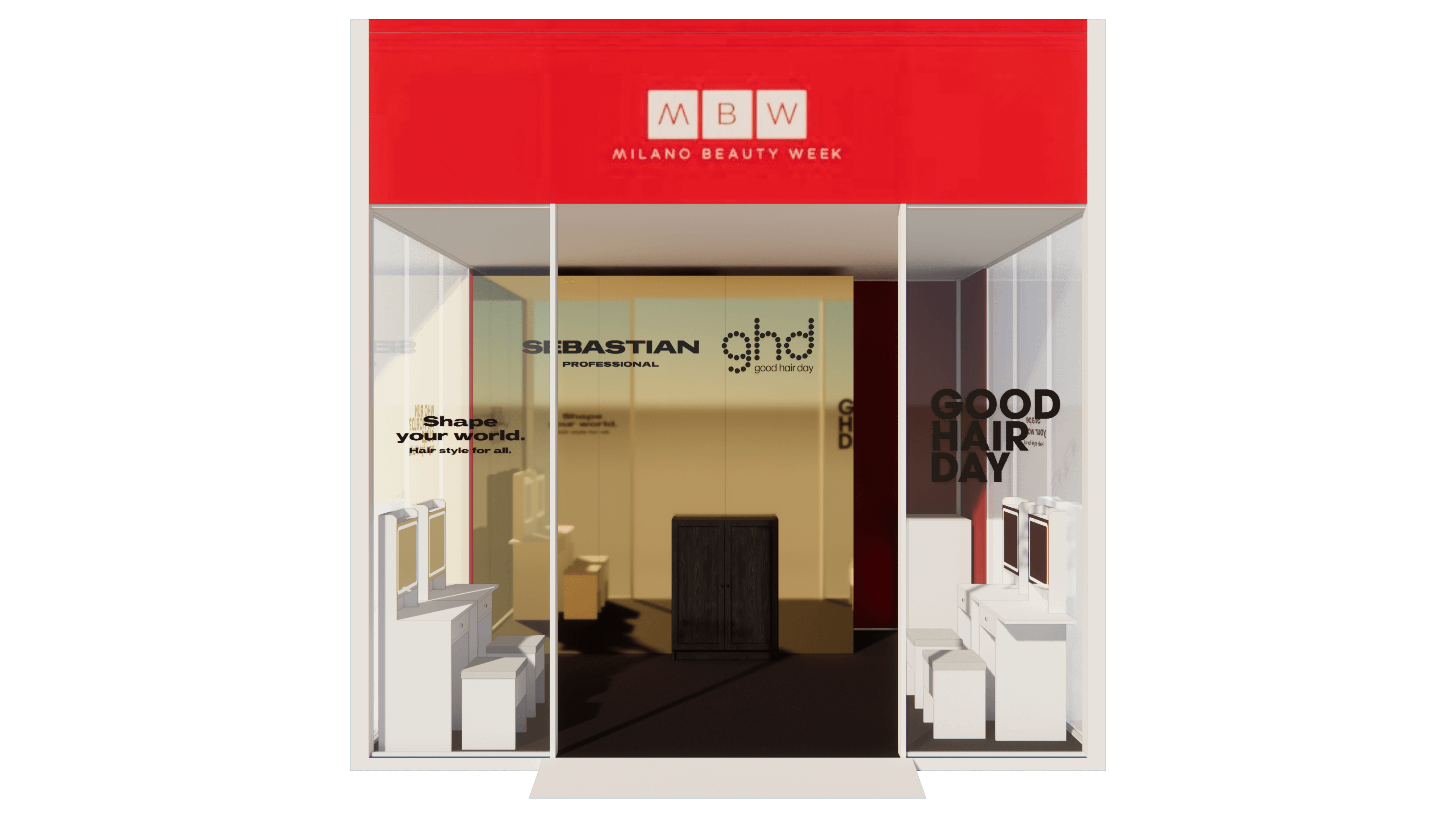 hairstylist Sebastian Professional e ghd realizzano look creativi e styling live alla Milano Beauty Week 2025 a Milano