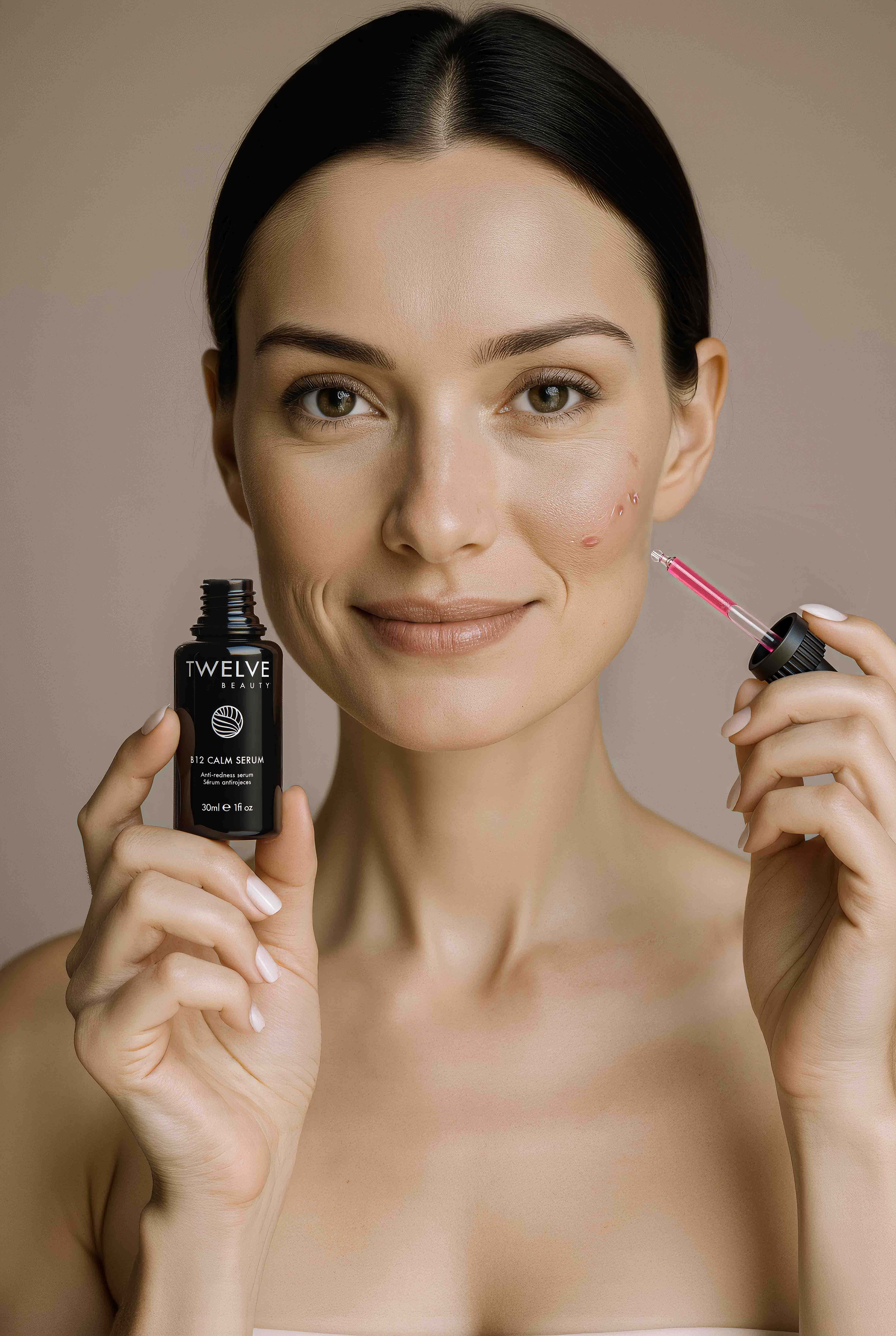 Texture leggera e delicata del siero B12 Calm Serum Twelve Beauty