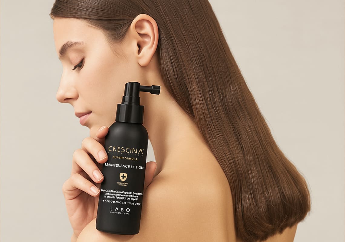 Crescina Maintenance Lotion di Labo, lozione spray leggera per capelli più forti e spessi