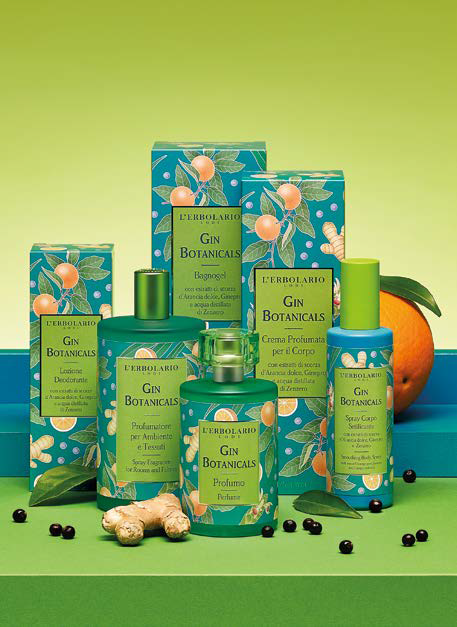 Linea completa Gin Botanicals di L’Erbolario