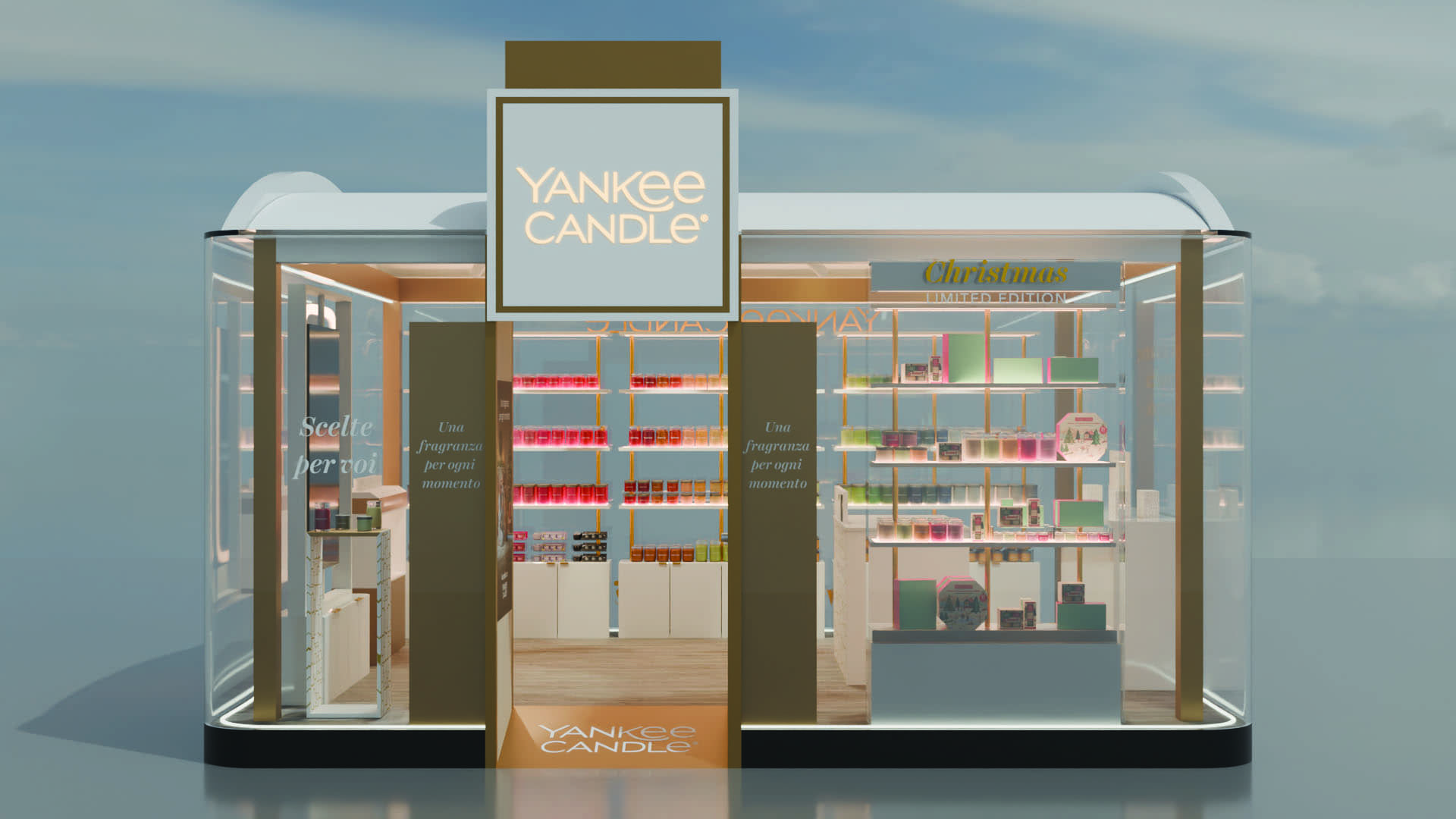 Pop-up store Yankee Candle a Roma Termini