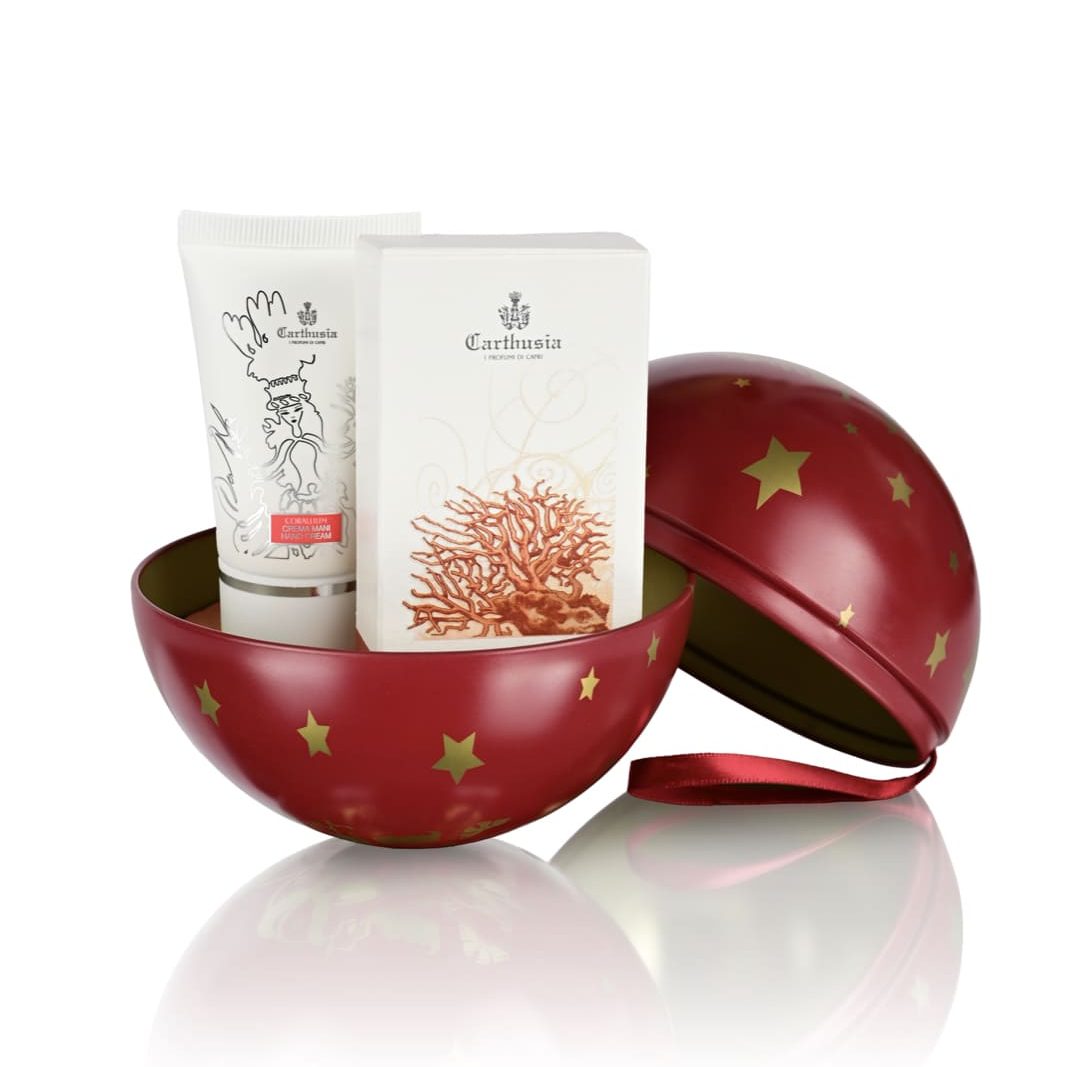 Palla di Natale Carthusia con Eau de Parfum e Crema Mani Limited Edition