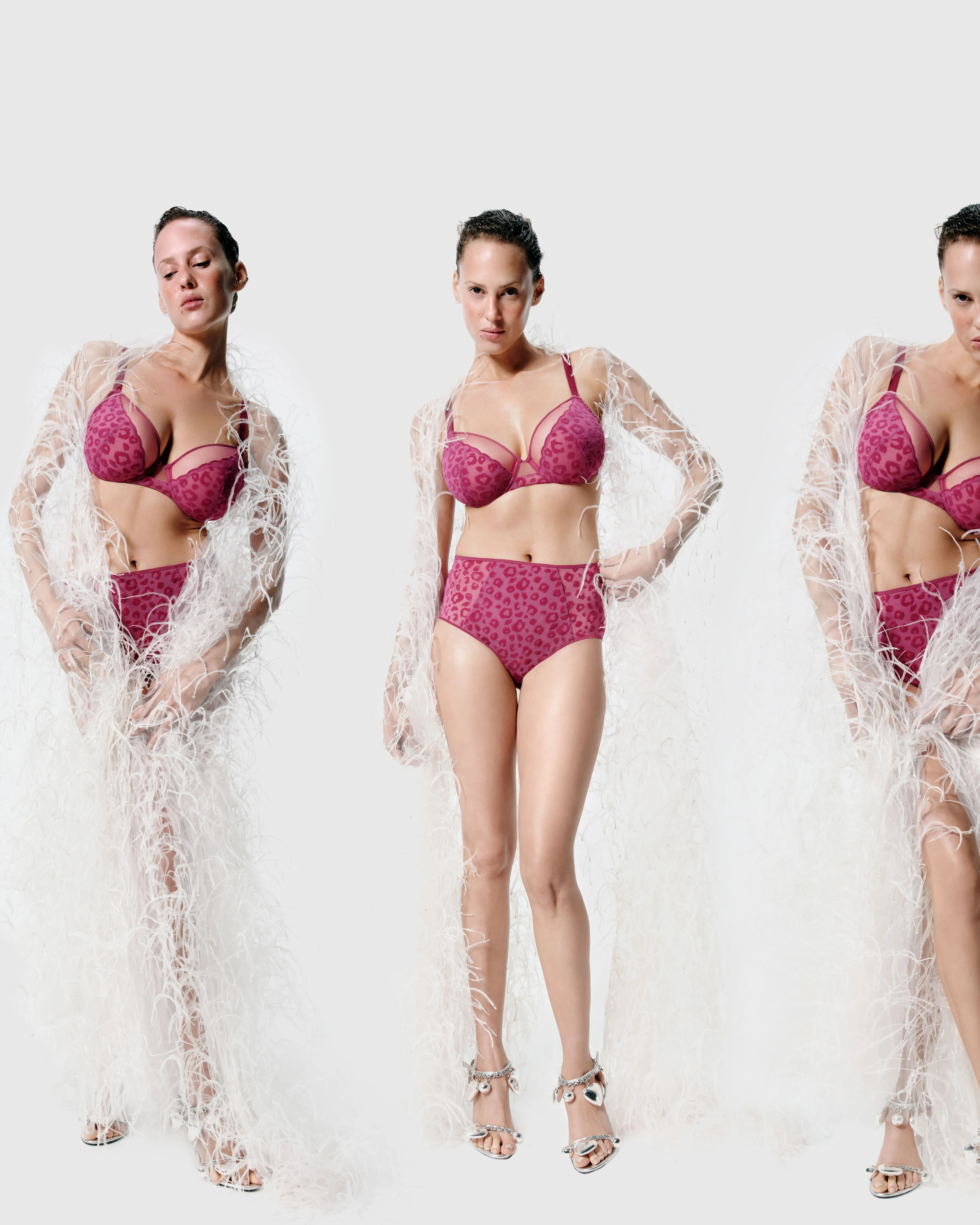 Motivo leopardato floccato