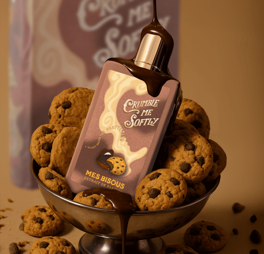 Crumble Me Softly di Mes Bisous, extrait de parfum gourmand e speziato
