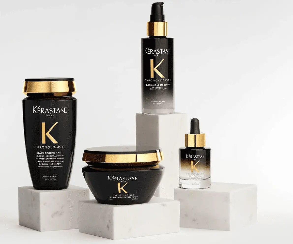 Caviar of Longevity Chronologiste di Kérastase con Pro-Xylane e Algae Ochrophyta per capelli forti e vitali