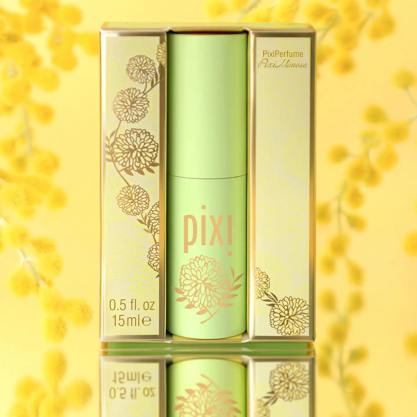 Pixi Perfume Mimosa fragranza floreale con mimosa e pera