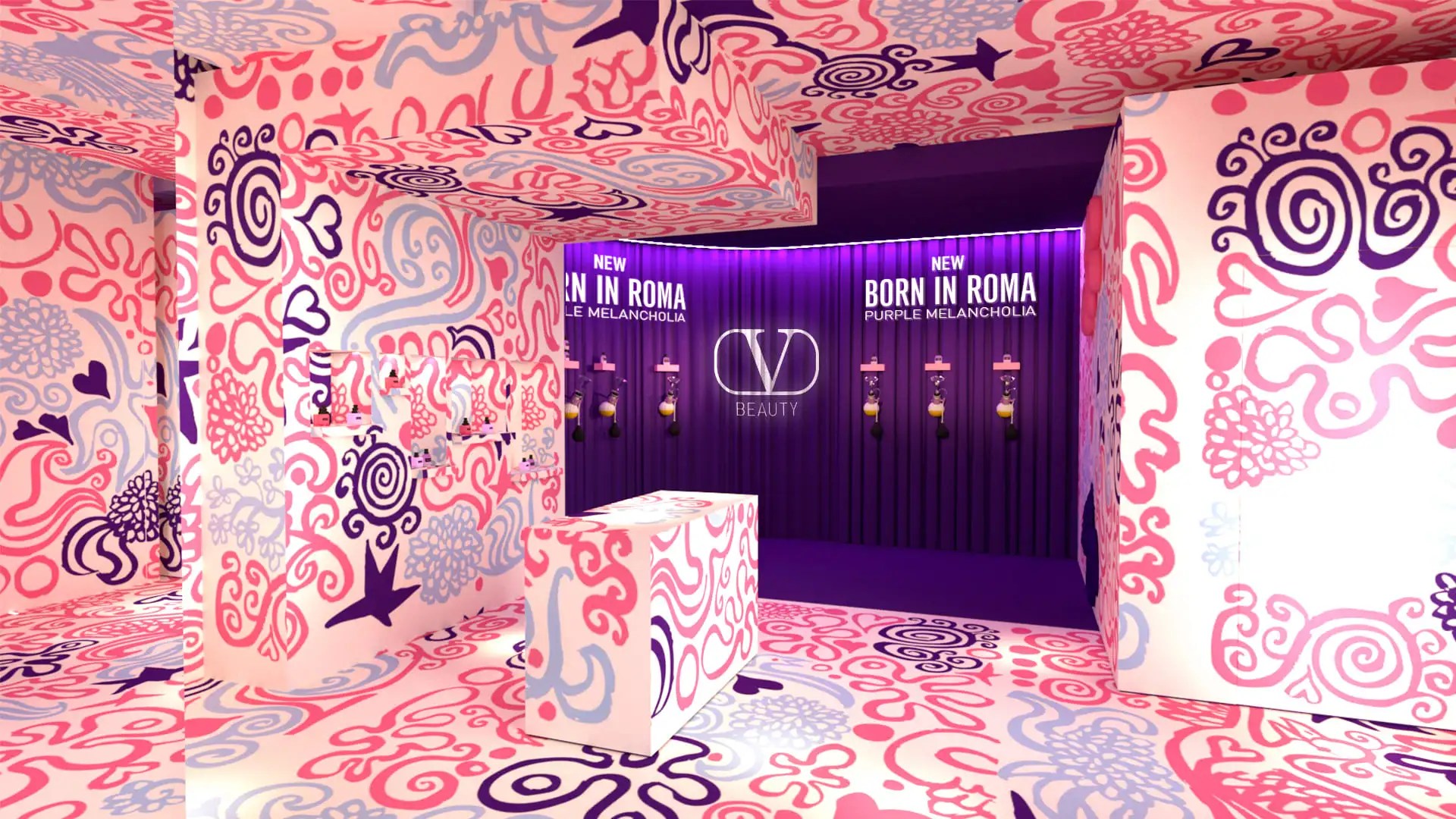 Pop-up immersivo Valentino Beauty a Milano durante la Design Week 2026 tra arte e profumo