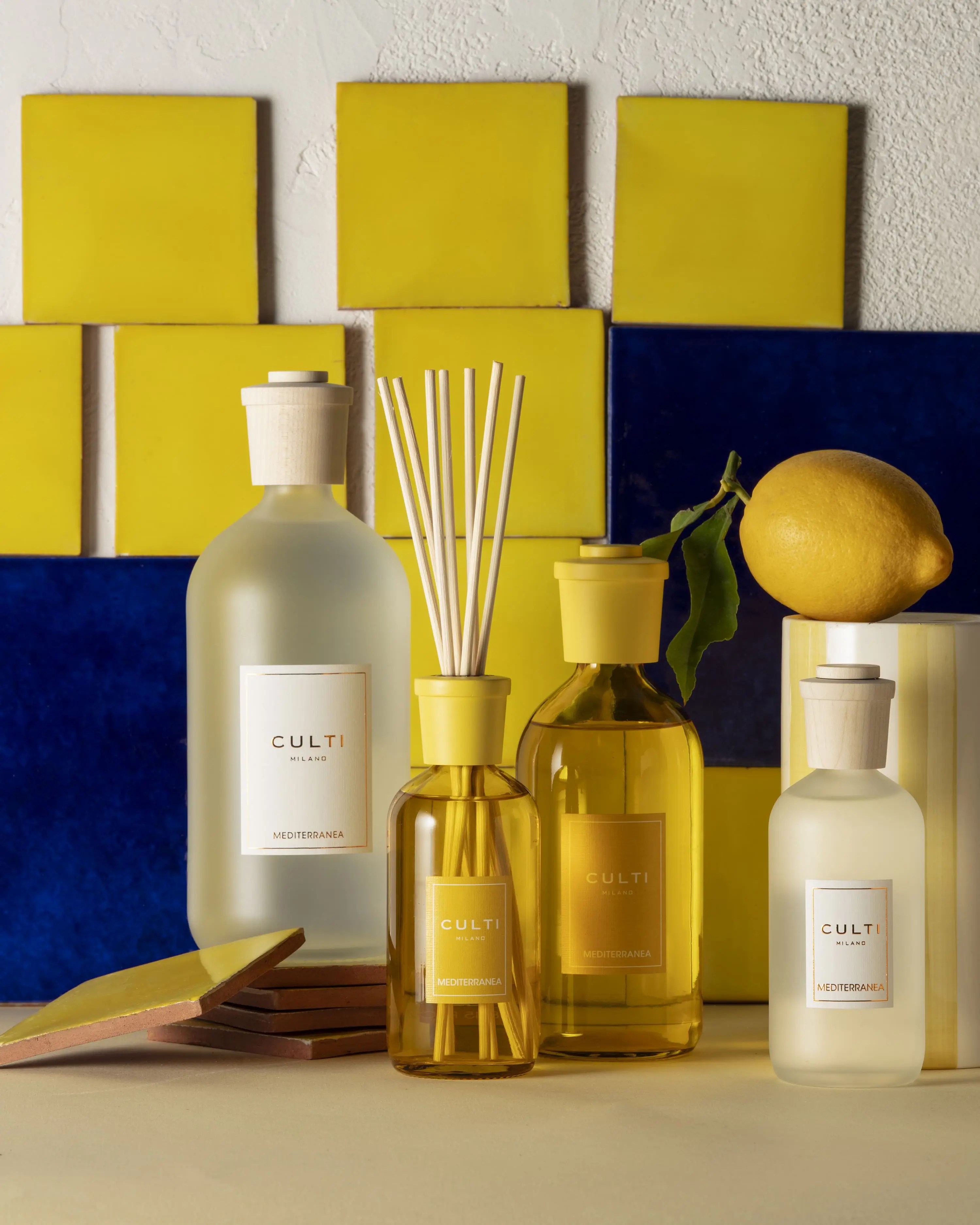flacone giallo Mediterranea CULTI MILANO Colours Collection