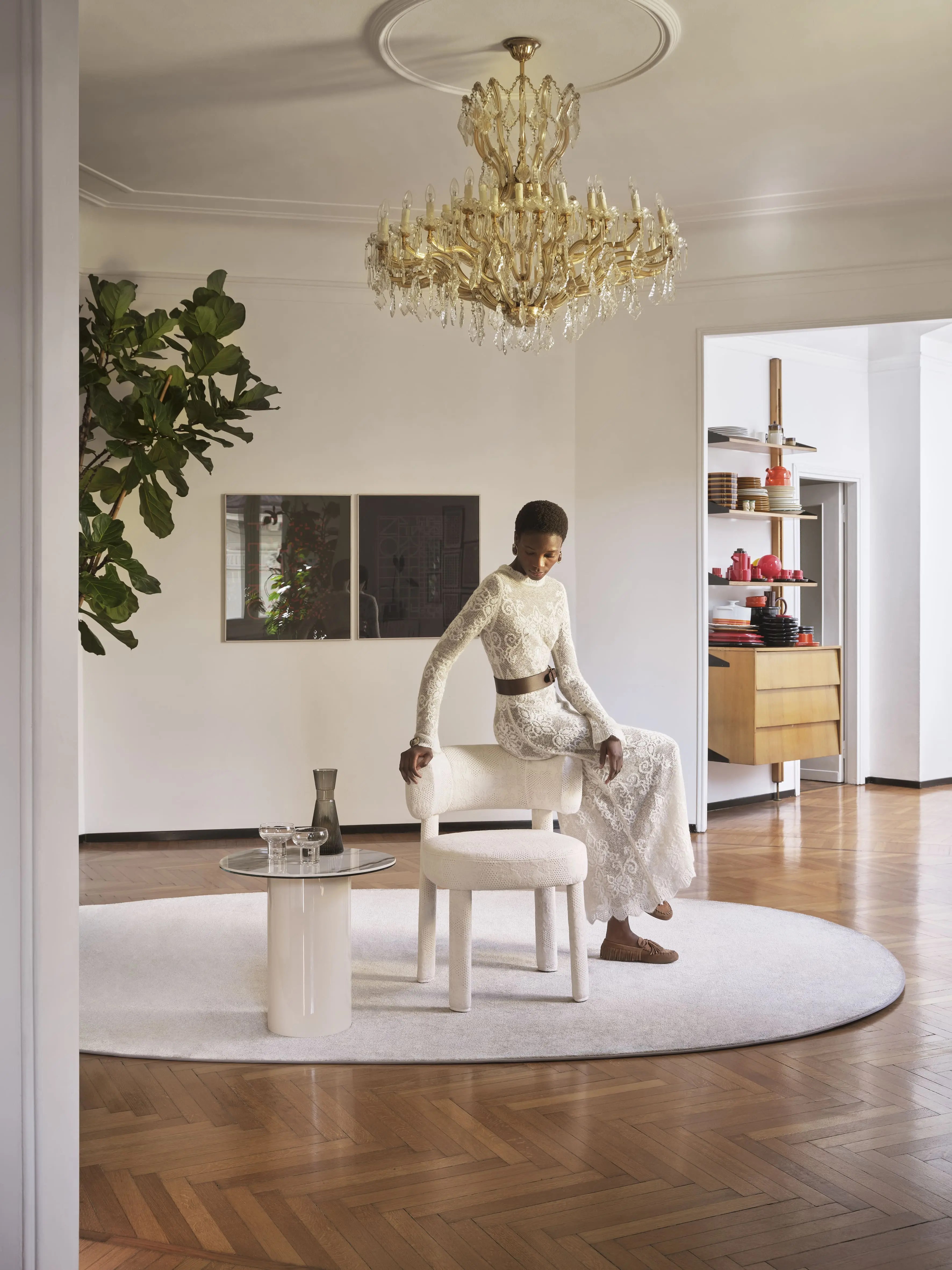 Twinset Calligaris Milano Design Week 2026 seduta design tessuto