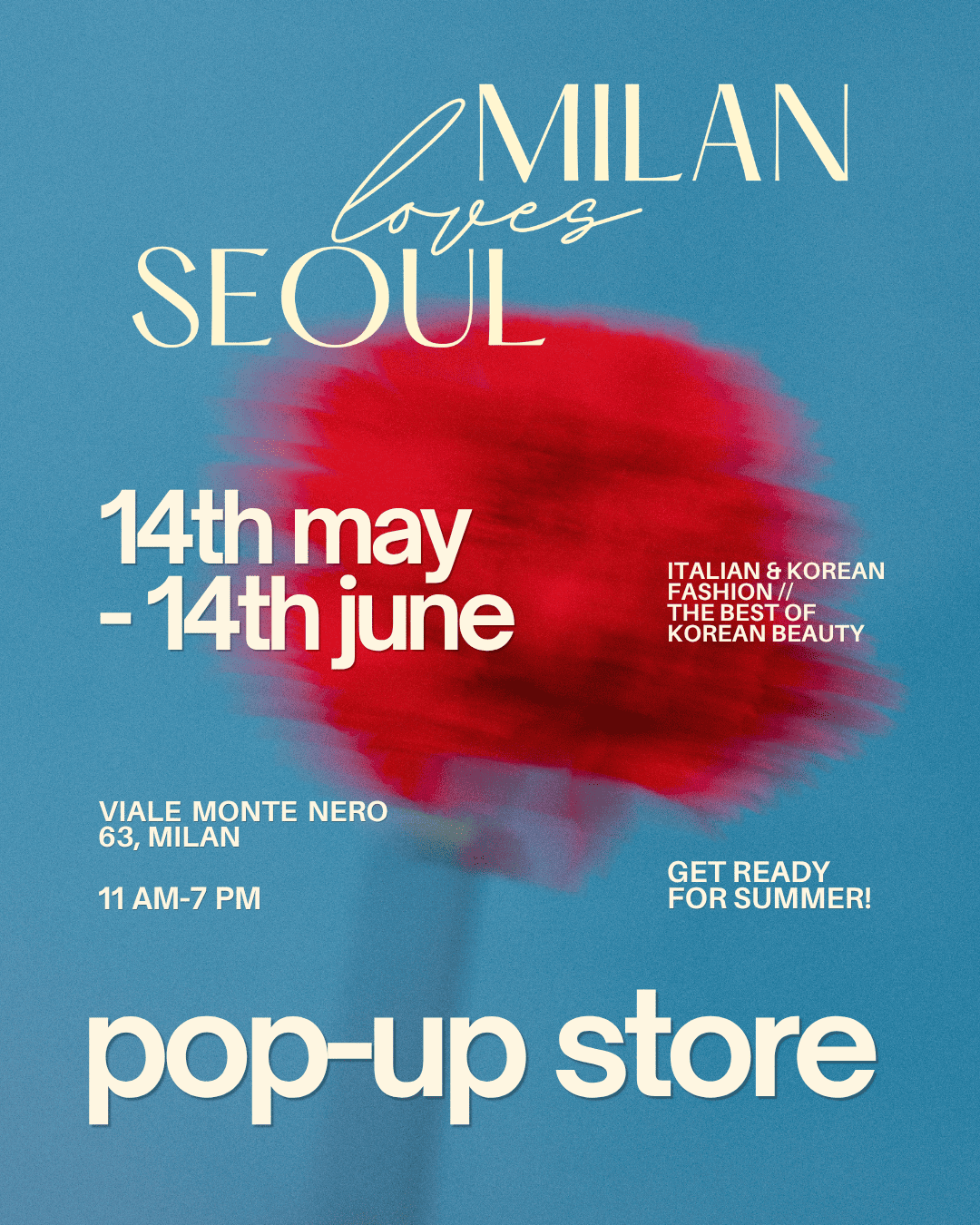 Temporary store Milan Loves Seoul dedicato a K-beauty e fashion coreano a Milano