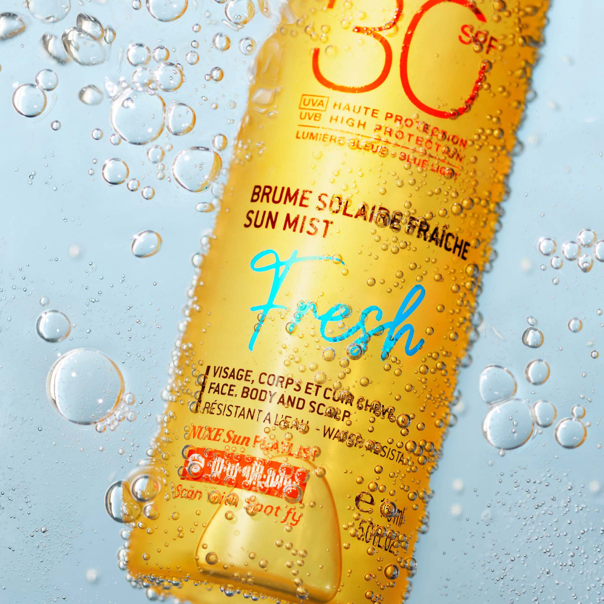 Brume Solare Fresca NUXE Sun SPF30 per viso corpo e capelli