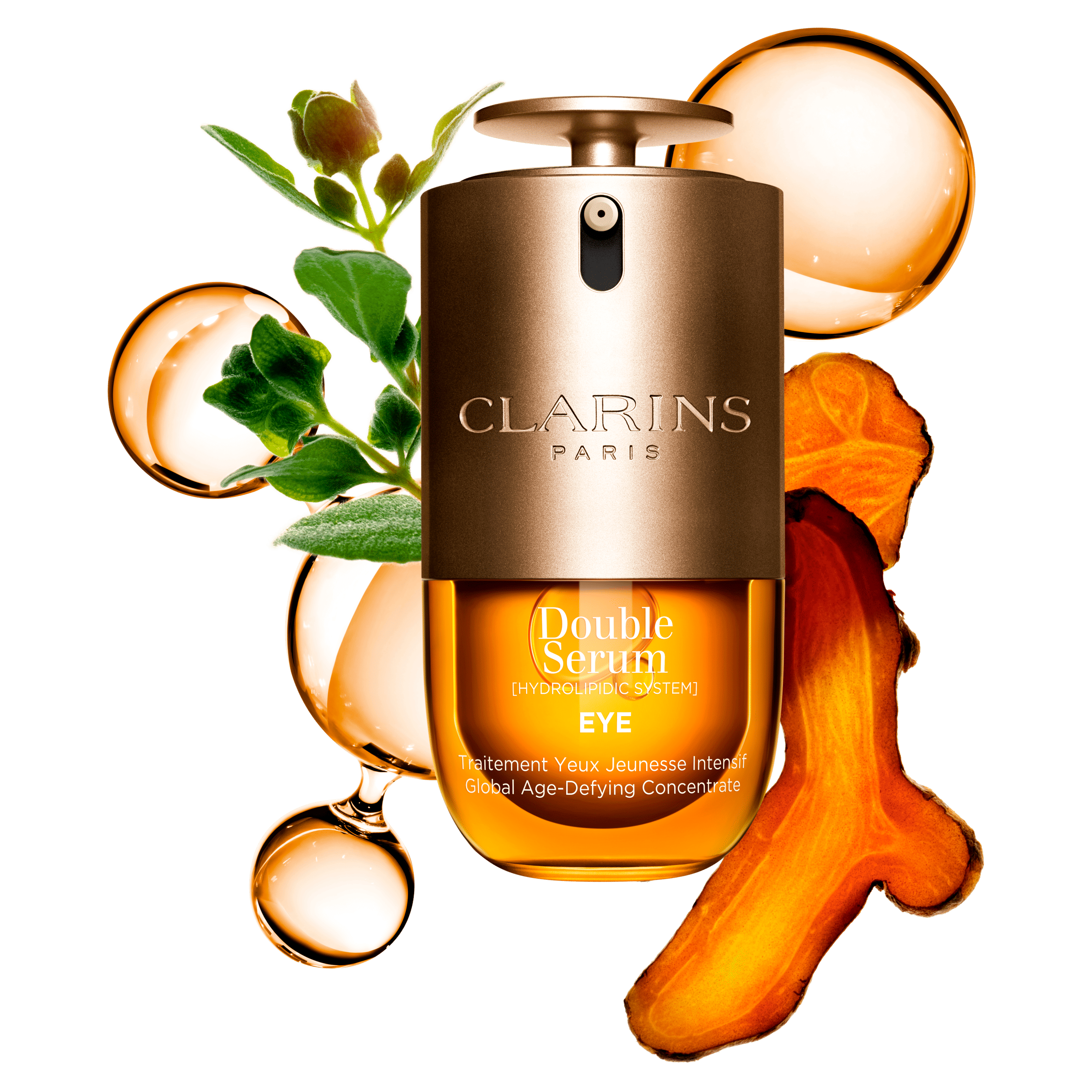 Clarins Double Serum Eye con doppia formula anti-età per il contorno occhi