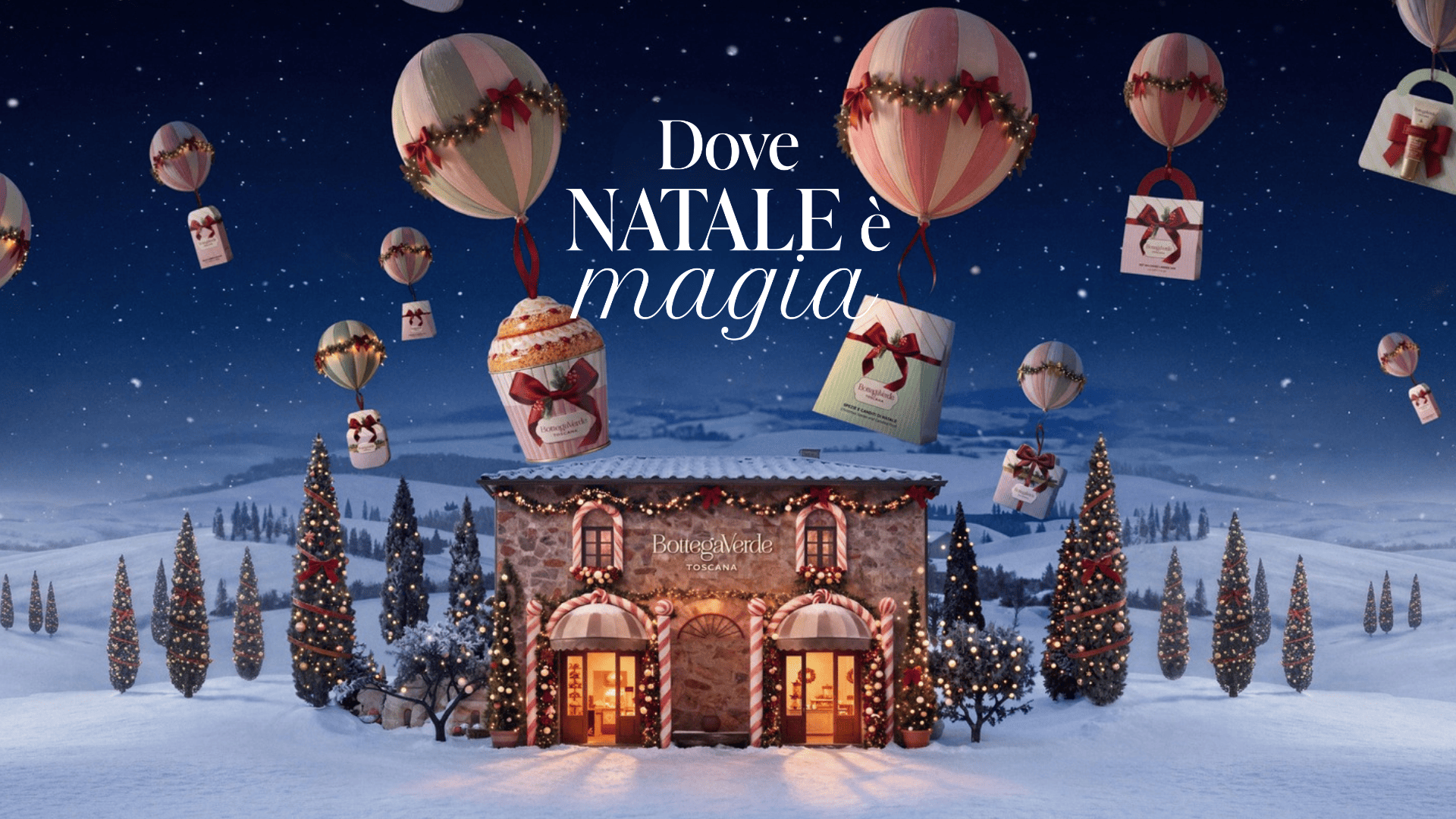 Bubble Christmas Experience di Bottega Verde per il Natale a Milano