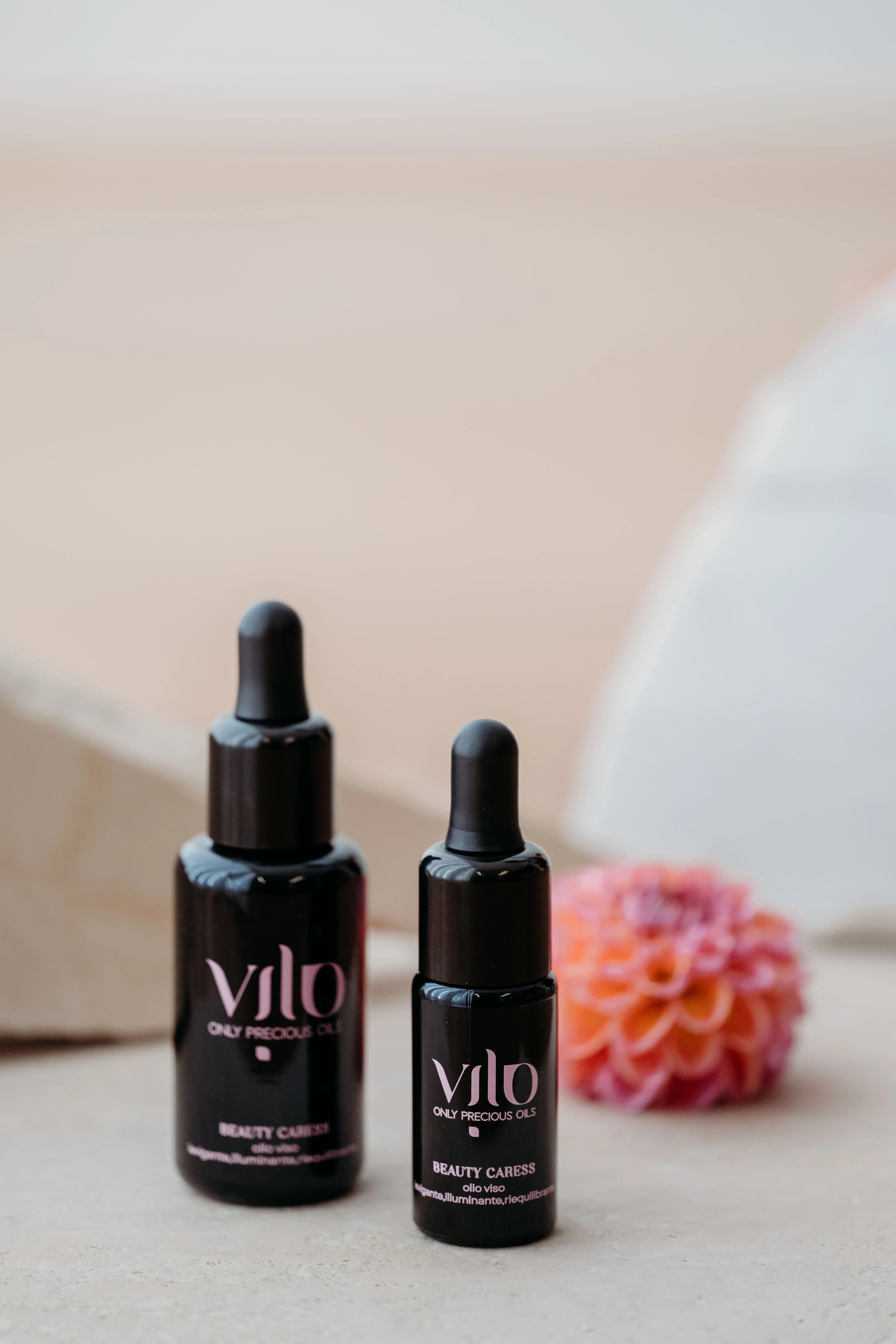 VILO Beauty Caress, olio viso con jojoba, passion fruit e squalano vegetale