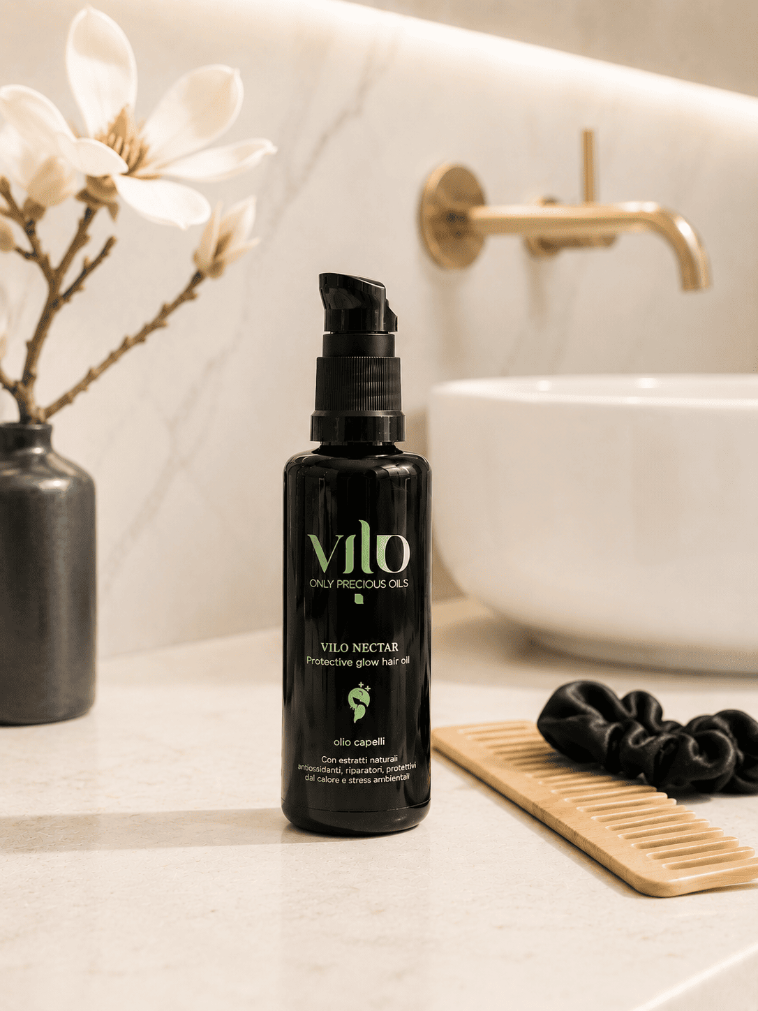 VILO Nectar, olio capelli multifunzione per morbidezza e luminosità