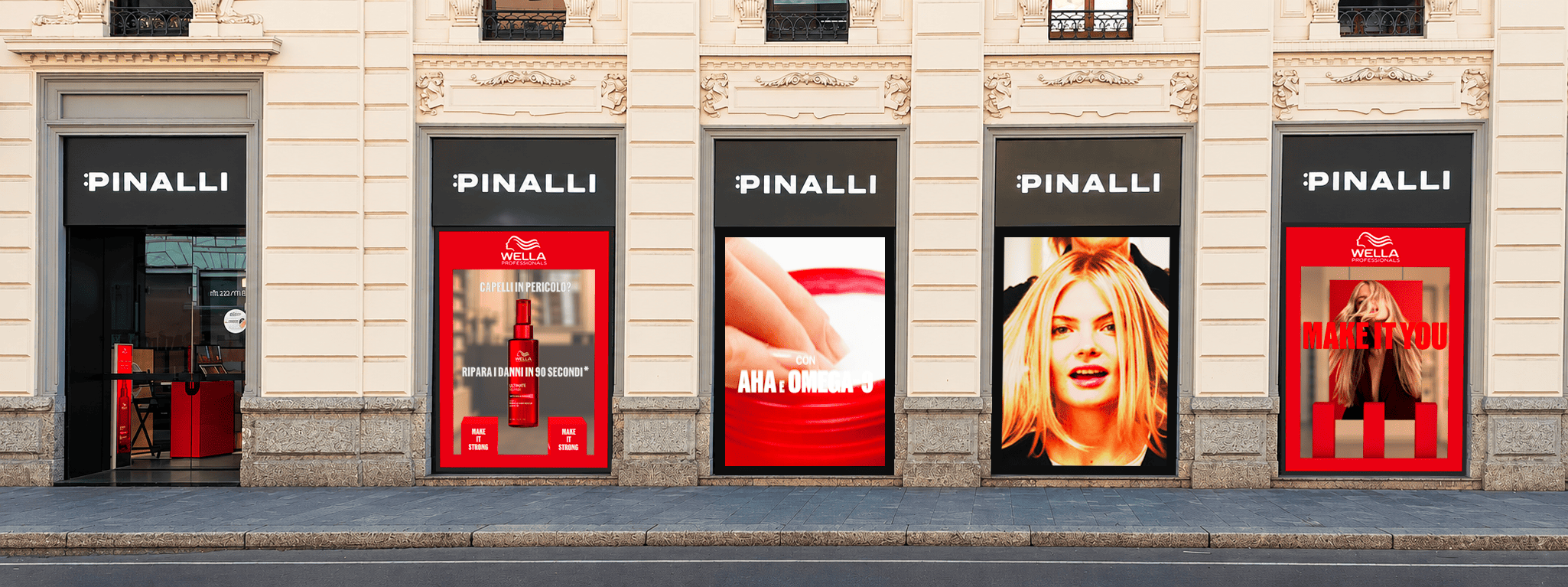 Wella Professionals Red Obsession da Pinalli a Milano